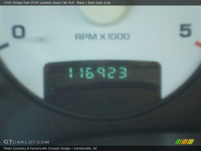 Black / Dark Slate Gray 2005 Dodge Ram 3500 Laramie Quad Cab 4x4