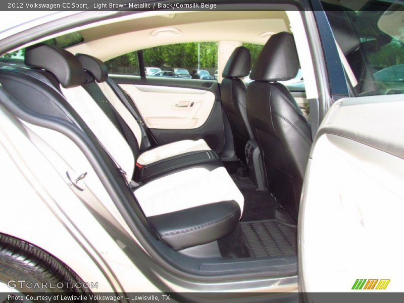 Light Brown Metallic / Black/Cornsilk Beige 2012 Volkswagen CC Sport