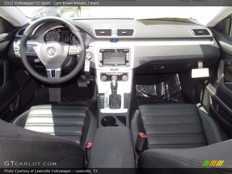 Light Brown Metallic / Black 2012 Volkswagen CC Sport