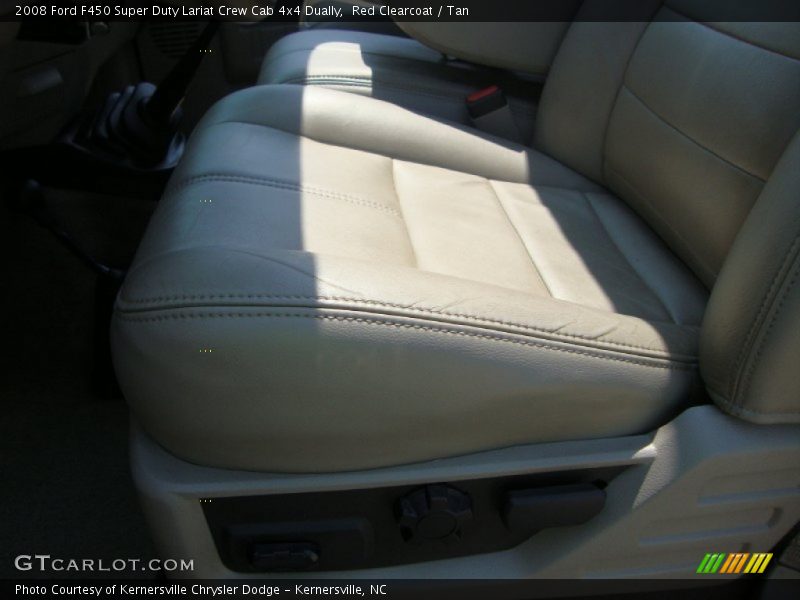 Red Clearcoat / Tan 2008 Ford F450 Super Duty Lariat Crew Cab 4x4 Dually