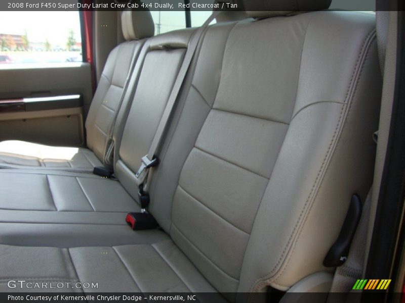 Red Clearcoat / Tan 2008 Ford F450 Super Duty Lariat Crew Cab 4x4 Dually