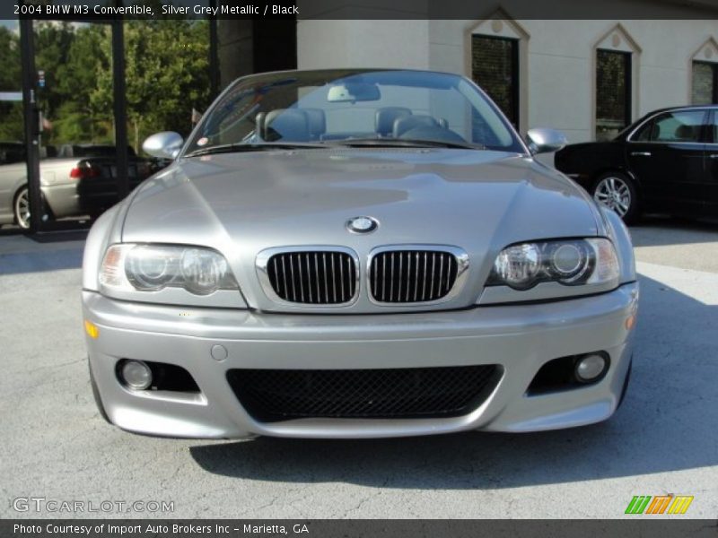 Silver Grey Metallic / Black 2004 BMW M3 Convertible