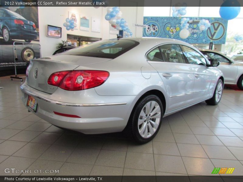 Reflex Silver Metallic / Black 2012 Volkswagen CC Sport