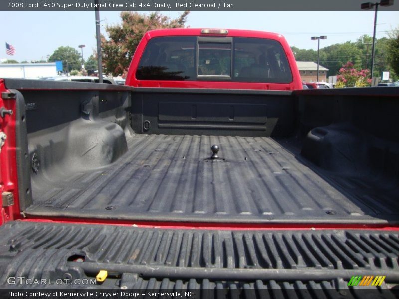 Red Clearcoat / Tan 2008 Ford F450 Super Duty Lariat Crew Cab 4x4 Dually