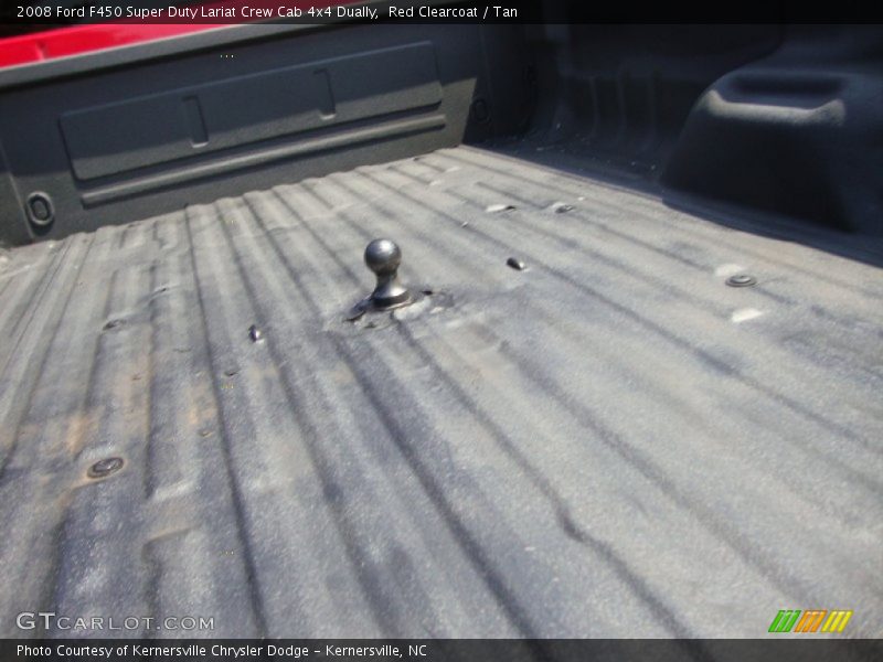 Red Clearcoat / Tan 2008 Ford F450 Super Duty Lariat Crew Cab 4x4 Dually