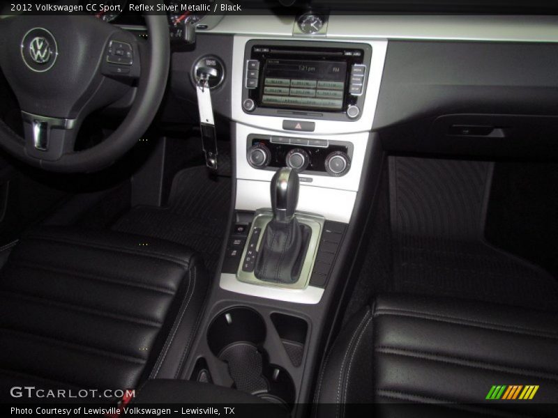 Reflex Silver Metallic / Black 2012 Volkswagen CC Sport