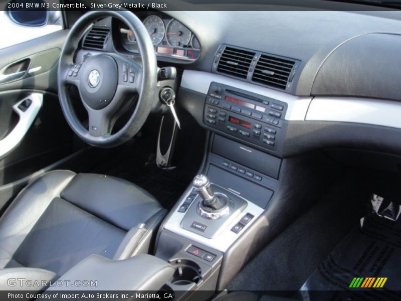 Silver Grey Metallic / Black 2004 BMW M3 Convertible