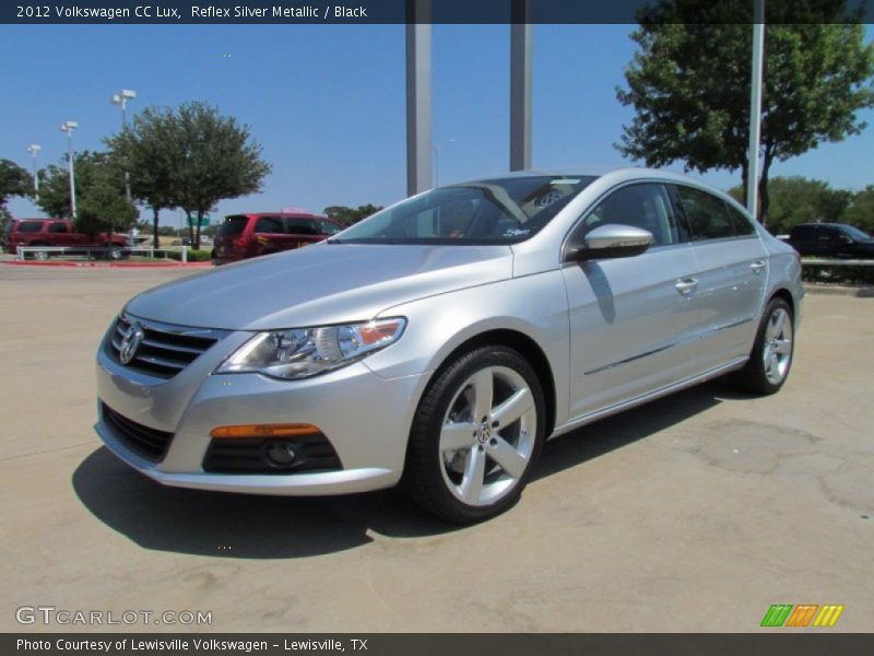 Reflex Silver Metallic / Black 2012 Volkswagen CC Lux