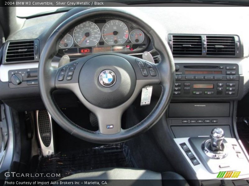Silver Grey Metallic / Black 2004 BMW M3 Convertible