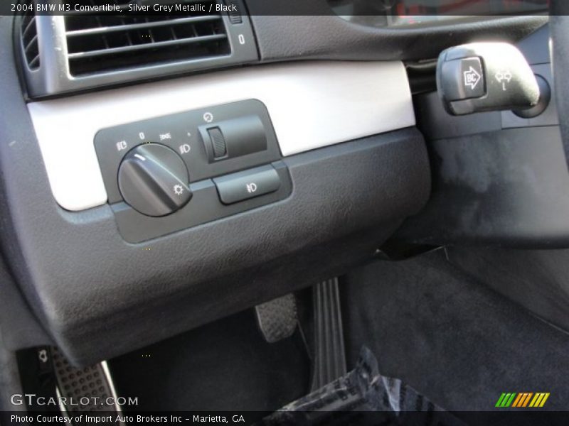 Silver Grey Metallic / Black 2004 BMW M3 Convertible