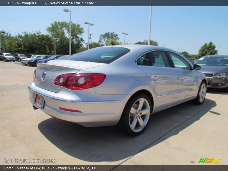Reflex Silver Metallic / Black 2012 Volkswagen CC Lux