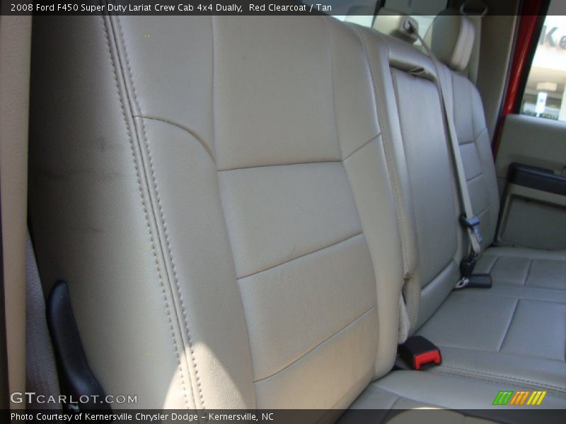 Red Clearcoat / Tan 2008 Ford F450 Super Duty Lariat Crew Cab 4x4 Dually
