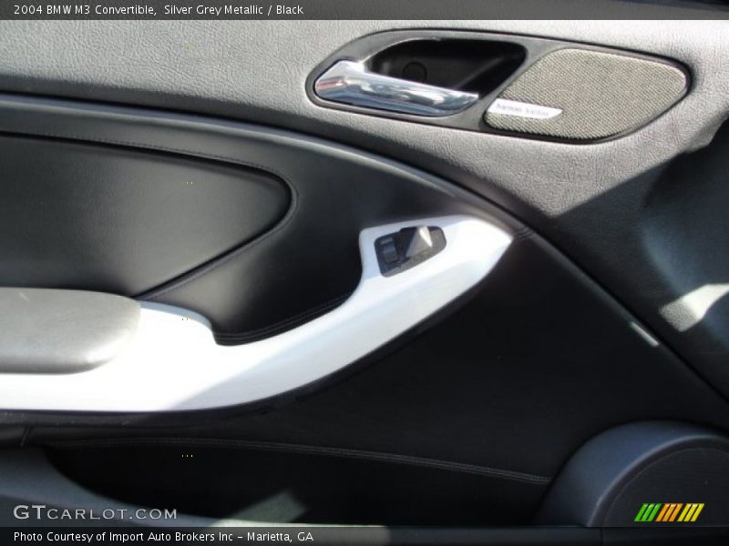 Silver Grey Metallic / Black 2004 BMW M3 Convertible