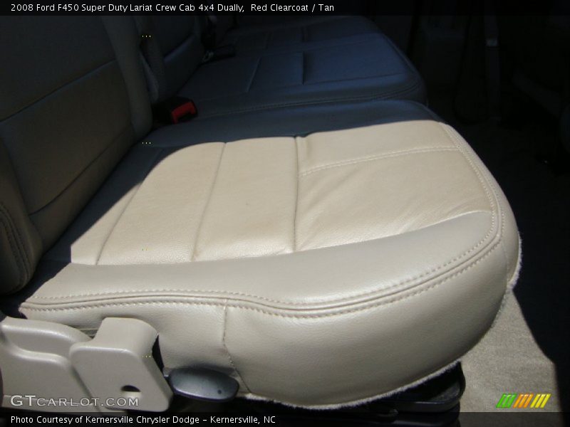 Red Clearcoat / Tan 2008 Ford F450 Super Duty Lariat Crew Cab 4x4 Dually