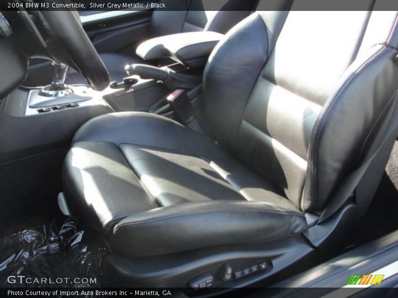 Silver Grey Metallic / Black 2004 BMW M3 Convertible