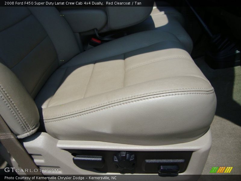 Red Clearcoat / Tan 2008 Ford F450 Super Duty Lariat Crew Cab 4x4 Dually
