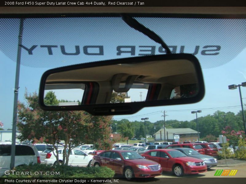 Red Clearcoat / Tan 2008 Ford F450 Super Duty Lariat Crew Cab 4x4 Dually