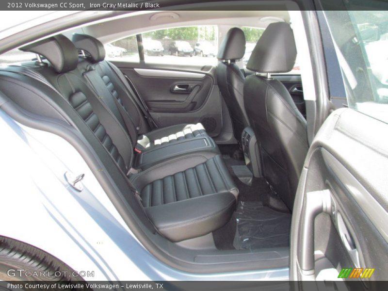 Iron Gray Metallic / Black 2012 Volkswagen CC Sport
