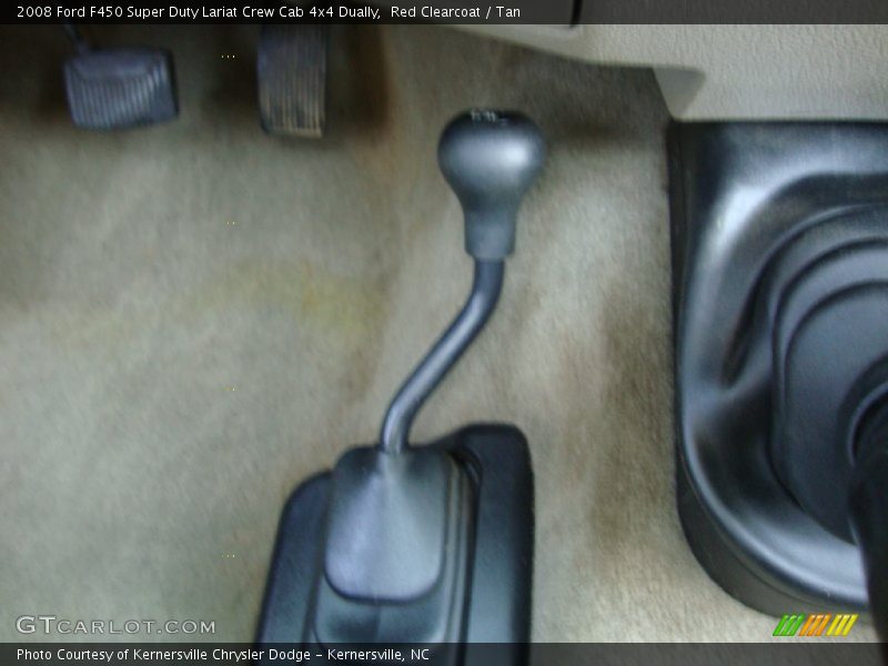 Red Clearcoat / Tan 2008 Ford F450 Super Duty Lariat Crew Cab 4x4 Dually
