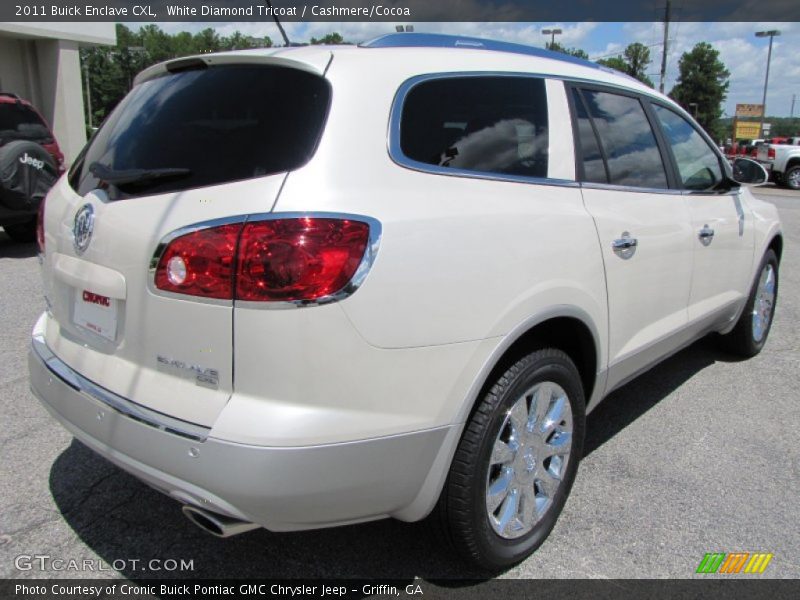 White Diamond Tricoat / Cashmere/Cocoa 2011 Buick Enclave CXL