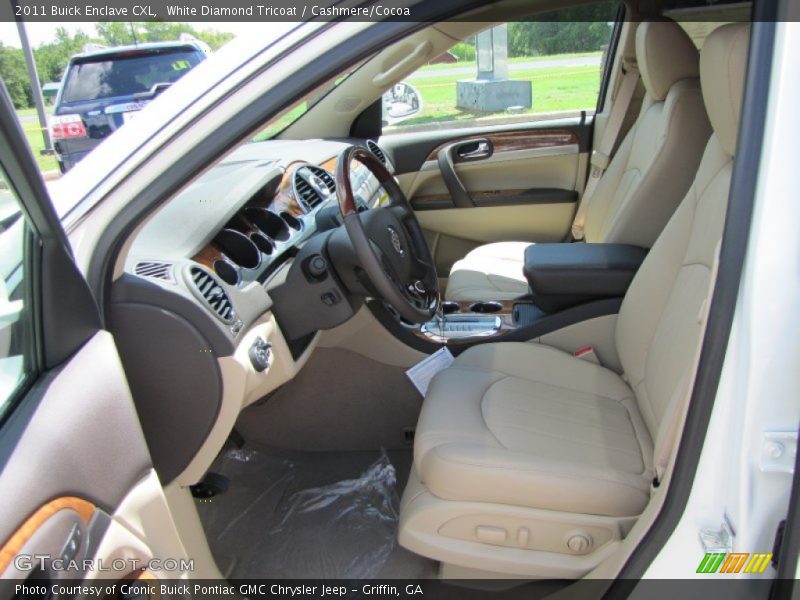 White Diamond Tricoat / Cashmere/Cocoa 2011 Buick Enclave CXL