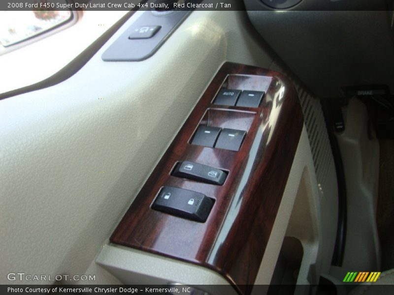 Red Clearcoat / Tan 2008 Ford F450 Super Duty Lariat Crew Cab 4x4 Dually