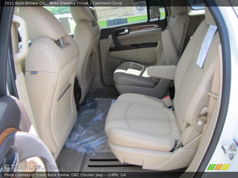 White Diamond Tricoat / Cashmere/Cocoa 2011 Buick Enclave CXL