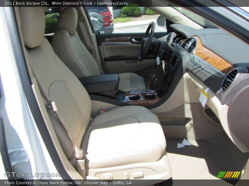 White Diamond Tricoat / Cashmere/Cocoa 2011 Buick Enclave CXL