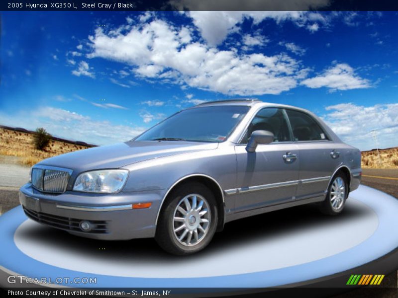 Steel Gray / Black 2005 Hyundai XG350 L