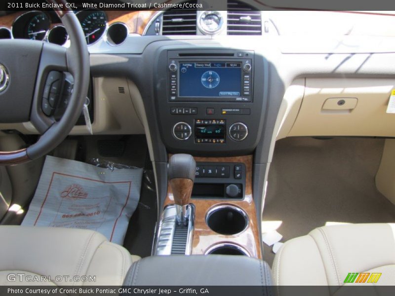 White Diamond Tricoat / Cashmere/Cocoa 2011 Buick Enclave CXL