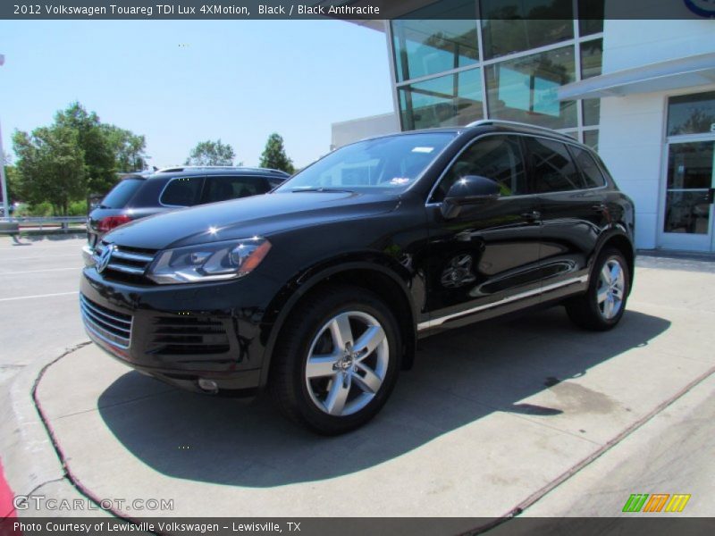 Black / Black Anthracite 2012 Volkswagen Touareg TDI Lux 4XMotion