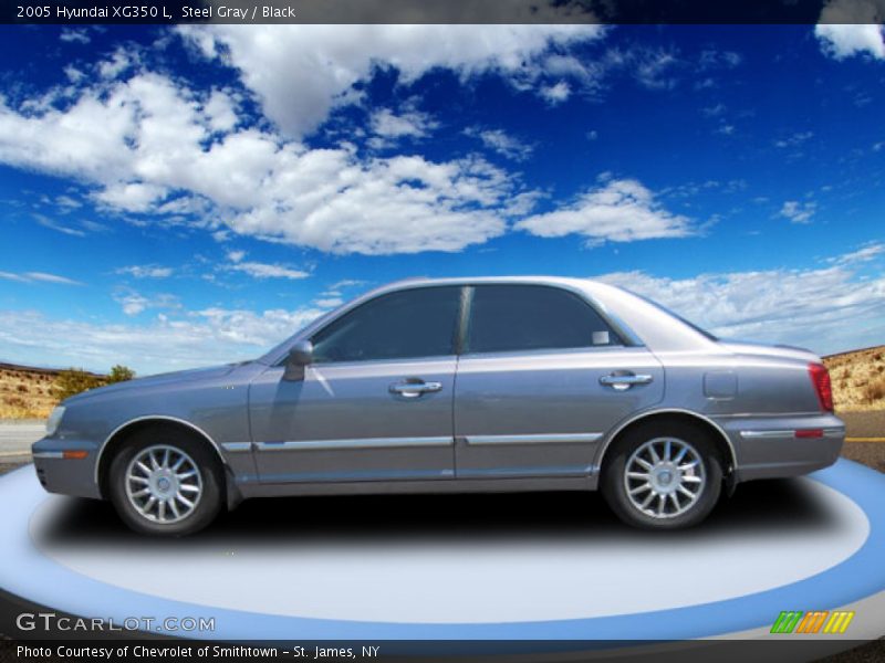 Steel Gray / Black 2005 Hyundai XG350 L