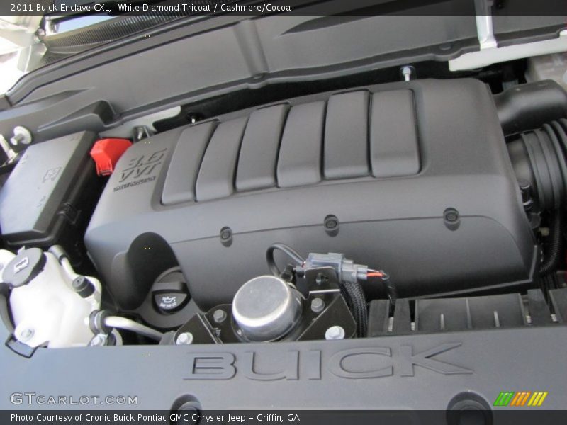 White Diamond Tricoat / Cashmere/Cocoa 2011 Buick Enclave CXL
