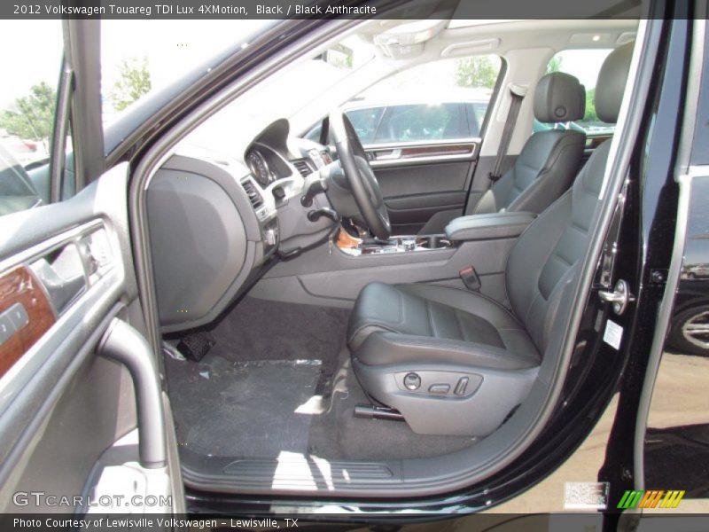  2012 Touareg TDI Lux 4XMotion Black Anthracite Interior