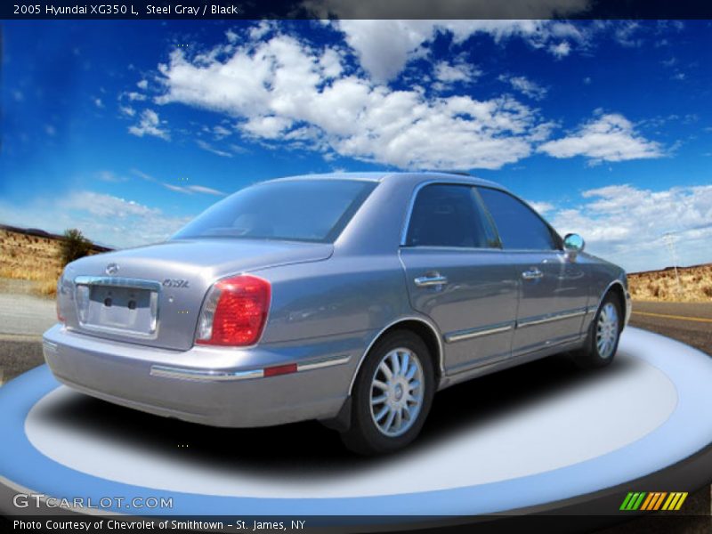 Steel Gray / Black 2005 Hyundai XG350 L