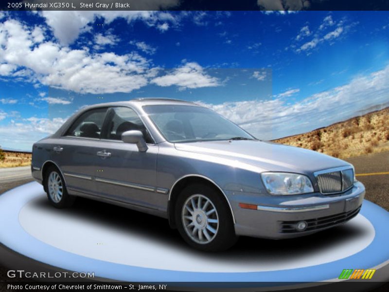 Steel Gray / Black 2005 Hyundai XG350 L