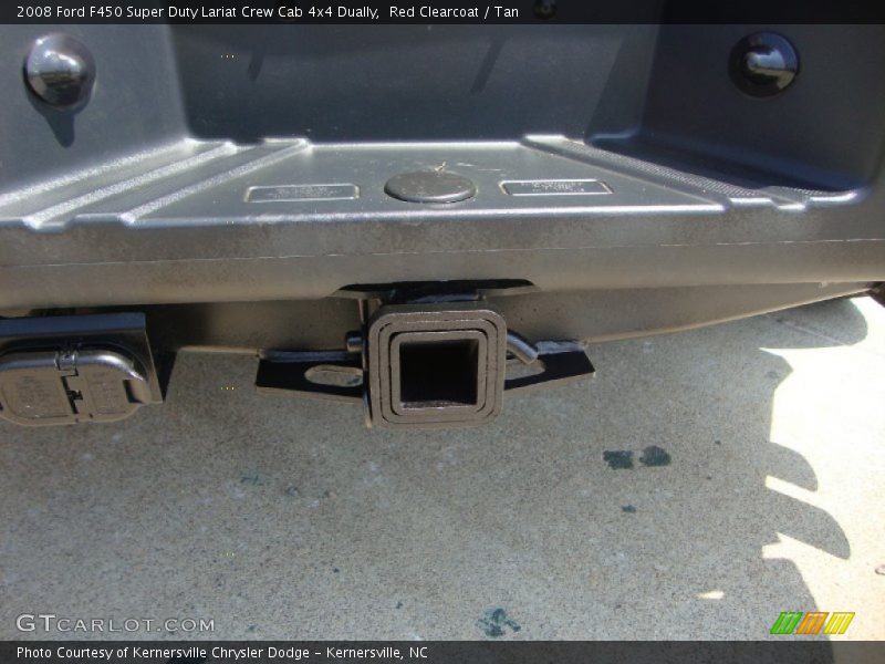 Red Clearcoat / Tan 2008 Ford F450 Super Duty Lariat Crew Cab 4x4 Dually