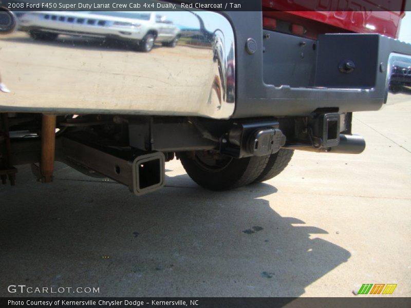 Red Clearcoat / Tan 2008 Ford F450 Super Duty Lariat Crew Cab 4x4 Dually