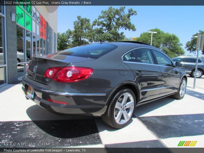 Urano Gray Metallic / Black 2012 Volkswagen CC Lux Plus