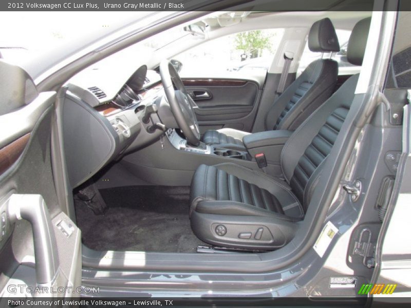 Urano Gray Metallic / Black 2012 Volkswagen CC Lux Plus