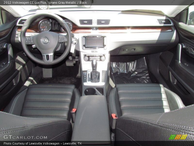 Urano Gray Metallic / Black 2012 Volkswagen CC Lux Plus