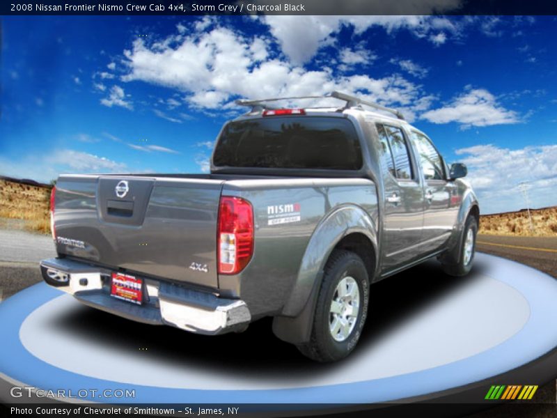 Storm Grey / Charcoal Black 2008 Nissan Frontier Nismo Crew Cab 4x4