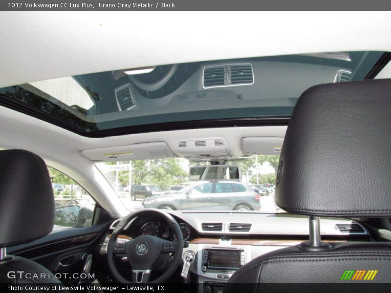 Urano Gray Metallic / Black 2012 Volkswagen CC Lux Plus