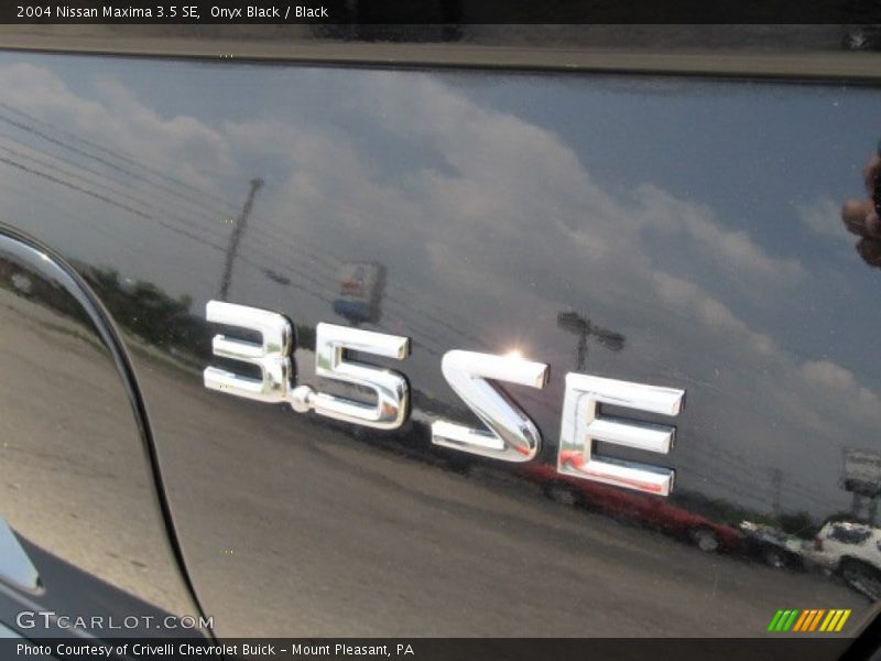 Onyx Black / Black 2004 Nissan Maxima 3.5 SE