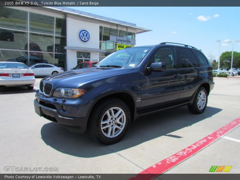 Toledo Blue Metallic / Sand Beige 2005 BMW X5 3.0i