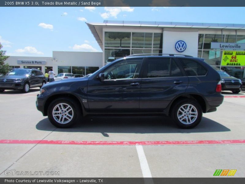 Toledo Blue Metallic / Sand Beige 2005 BMW X5 3.0i