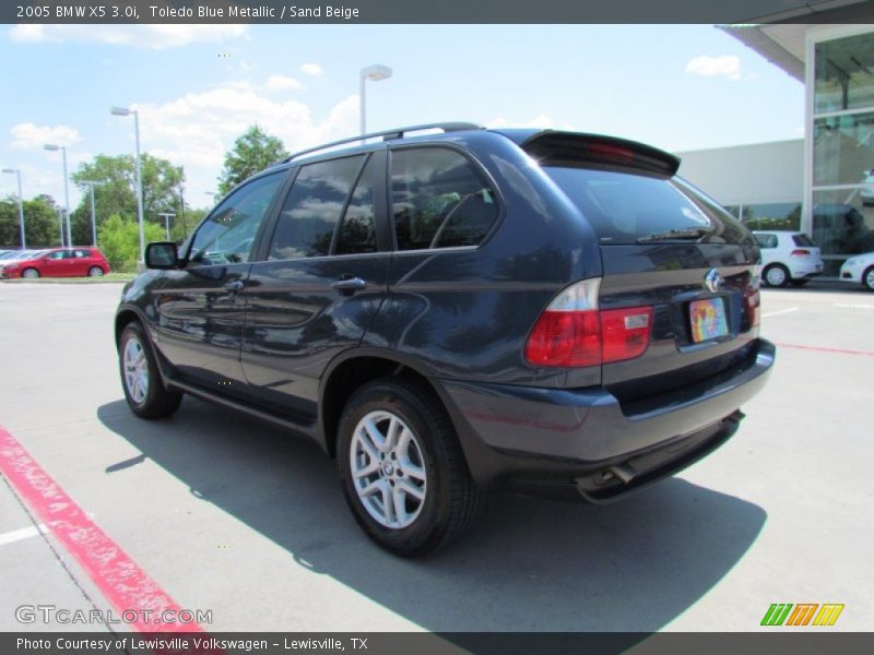 Toledo Blue Metallic / Sand Beige 2005 BMW X5 3.0i