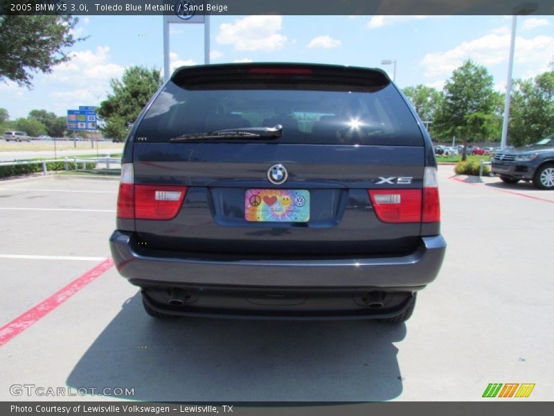 Toledo Blue Metallic / Sand Beige 2005 BMW X5 3.0i