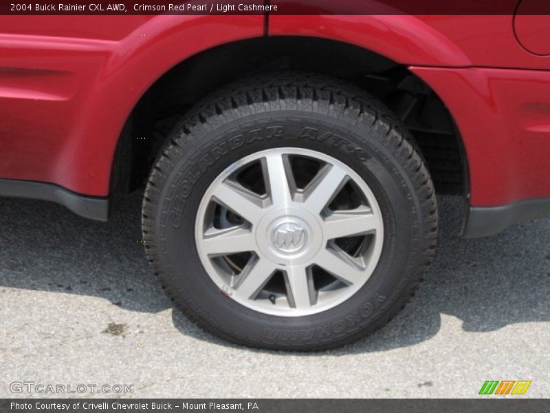 Crimson Red Pearl / Light Cashmere 2004 Buick Rainier CXL AWD