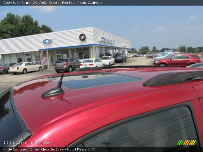 Crimson Red Pearl / Light Cashmere 2004 Buick Rainier CXL AWD